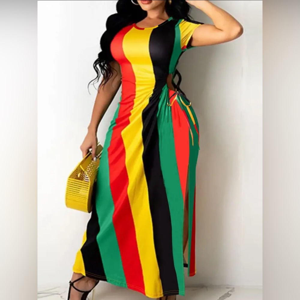 Colorful sexy dress